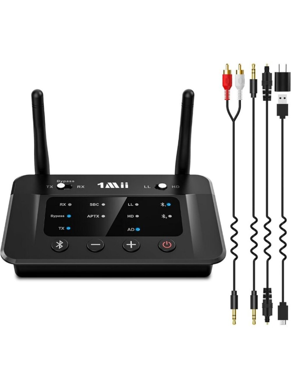 Bluetooth 5.3 Transmitter & Receiver for TV & Home Stereo - Wireless Audio
